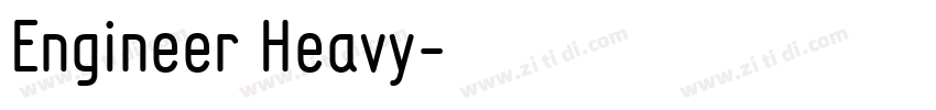 Engineer Heavy字体转换